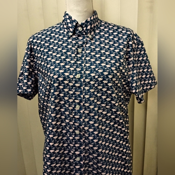 J. Crew Flamingo Shirt Slim M - Picture 4 of 5